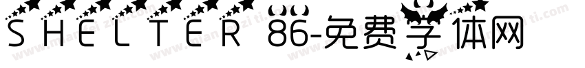 SHELTER 86字体转换